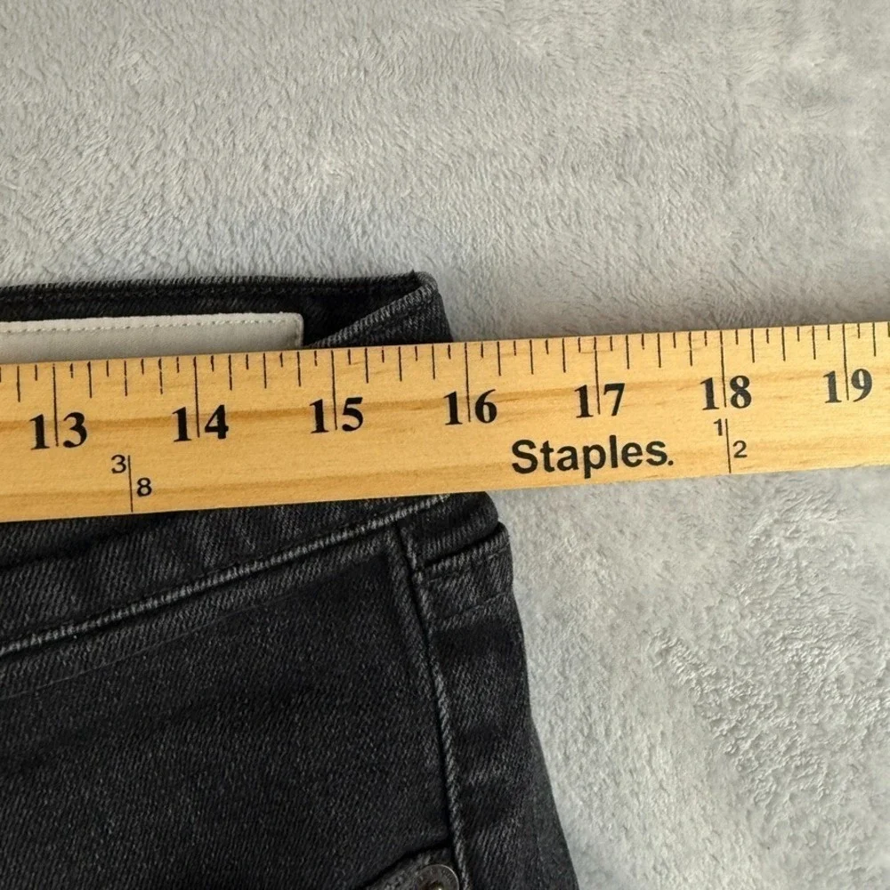 Rag & Bone Jeans Mens 32 Black Fit 1 Extra Slim Distressed Denim